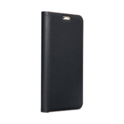 Lacné Kryty | Knižkové puzdro Luna Book čierne – Apple iPhone 17 | Lacné Kryty