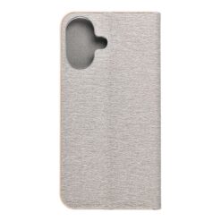 Knižkové puzdro Luna Book strieborné – Apple iPhone 17 | Lacné Kryty Lacné Kryty | Knižkové puzdro Luna Book strieborné – Apple iPhone 17 | Lacné Kryty