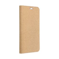 Lacné Kryty | Knižkové puzdro Luna Book zlaté – Apple iPhone 17 | Lacné Kryty