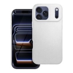 Ligotavý Kryt Forcell Shining strieborný – Apple iPhone 17 Pro