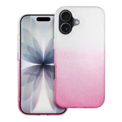 Lacné Kryty | Ligotavý Kryt Forcell Shining transparentno-ružový – Apple iPhone 17 | Lacné Kryty