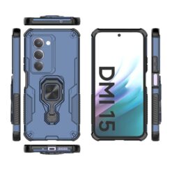 Odolný kryt Ring Armor modrý – Xiaomi Redmi 15 4G/5G | Lacné Kryty Lacné Kryty | Odolný kryt Ring Armor modrý – Xiaomi Redmi 15 4G/5G | Lacné Kryty