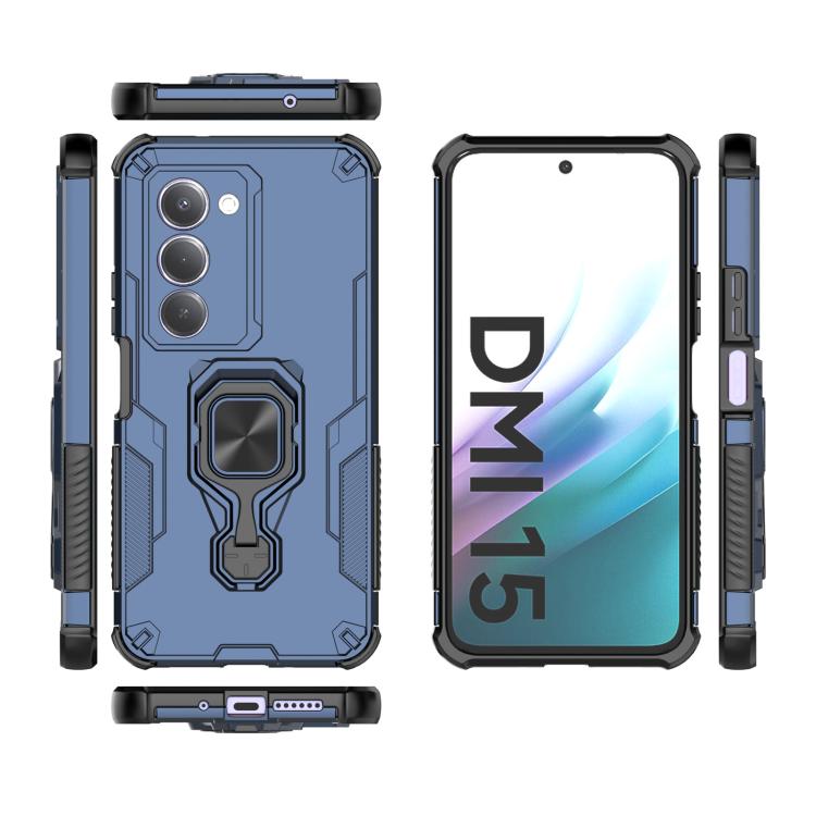 Odolný kryt Ring Armor modrý – Xiaomi Redmi 15 4G/5G | Lacné Kryty Lacné Kryty | Odolný kryt Ring Armor modrý – Xiaomi Redmi 15 4G/5G | Lacné Kryty
