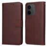 Lacné Kryty | Peňaženkové puzdro Litchi fialové – Xiaomi Redmi 15C | Lacné Kryty