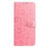 Lacné Kryty | Peňaženkové puzdro Embossing Pattern Stitchy ružové – Xiaomi Redmi 15 4G/5G | Lacné Kryty