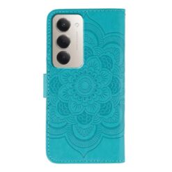 Peňaženkové puzdro Embossing Pattern Mandala modré – Xiaomi Redmi 15 4G/5G | Lacné Kryty Lacné Kryty | Peňaženkové puzdro Embossing Pattern Mandala modré – Xiaomi Redmi 15 4G/5G | Lacné Kryty