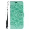Lacné Kryty | Peňaženkové puzdro Embossing Pattern Square červené – Xiaomi Redmi 15 4G/5G | Lacné Kryty