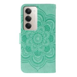 Peňaženkové puzdro Embossing Pattern Mandala zelené – Xiaomi Redmi 15 4G/5G | Lacné Kryty Lacné Kryty | Peňaženkové puzdro Embossing Pattern Mandala zelené – Xiaomi Redmi 15 4G/5G | Lacné Kryty