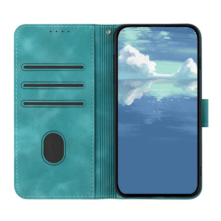 Peňaženkové puzdro Embossing Pattern Square zelené – Xiaomi Redmi 15 4G/5G | Lacné Kryty Lacné Kryty | Peňaženkové puzdro Embossing Pattern Square zelené – Xiaomi Redmi 15 4G/5G | Lacné Kryty
