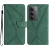 Lacné Kryty | Peňaženkové puzdro Embossing Pattern Stitchy ružové – Xiaomi Redmi 15 4G/5G | Lacné Kryty