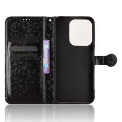 Peňaženkové puzdro Honeycomb Dot Texture Case čierne – Xiaomi Redmi 15C | Lacné Kryty Lacné Kryty | Peňaženkové puzdro Honeycomb Dot Texture Case čierne – Xiaomi Redmi 15C | Lacné Kryty