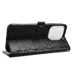 Peňaženkové puzdro Honeycomb Dot Texture Case čierne – Xiaomi Redmi 15C | Lacné Kryty Lacné Kryty | Peňaženkové puzdro Honeycomb Dot Texture Case čierne – Xiaomi Redmi 15C | Lacné Kryty
