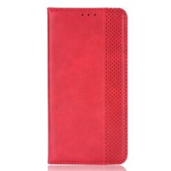 Peňaženkové puzdro Retro Leather červené – Realme Note 70T