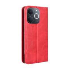 Lacné Kryty | Peňaženkové puzdro Retro Leather červené – Realme Note 70T | Lacné Kryty