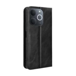 Lacné Kryty | Peňaženkové puzdro Retro Leather čierne – Realme Note 70T | Lacné Kryty