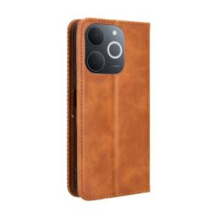 Peňaženkové puzdro Retro Leather hnedé – Realme Note 70T | Lacné Kryty Lacné Kryty | Peňaženkové puzdro Retro Leather hnedé – Realme Note 70T | Lacné Kryty