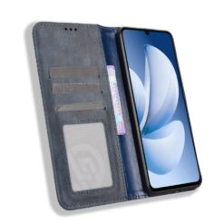 Peňaženkové puzdro Retro Leather modré – Realme Note 70T | Lacné Kryty Lacné Kryty | Peňaženkové puzdro Retro Leather modré – Realme Note 70T | Lacné Kryty