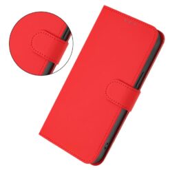 Lacné Kryty | Peňaženkové puzdro Solid červené – Realme C71 | Lacné Kryty