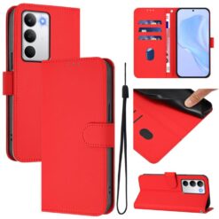 Lacné Kryty | Peňaženkové puzdro Solid červené – Realme C71 | Lacné Kryty