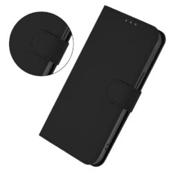 Peňaženkové puzdro Solid čierne – Realme C71 | Lacné Kryty Lacné Kryty | Peňaženkové puzdro Solid čierne – Realme C71 | Lacné Kryty