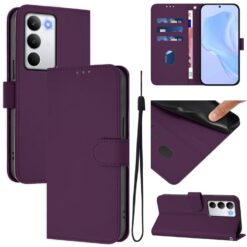 Lacné Kryty | Peňaženkové puzdro Solid fialové – Realme C71 | Lacné Kryty