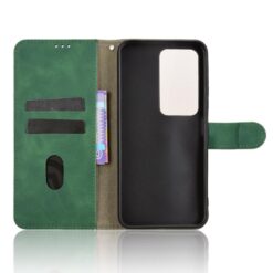 Lacné Kryty | Peňaženkové puzdro Solid zelené – Xiaomi Redmi 15 4G/5G | Lacné Kryty