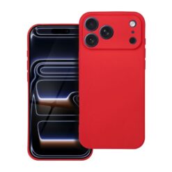 Lacné Kryty | Silikónový kryt Soft case červený – Apple iPhone 17 Pro Max | Lacné Kryty