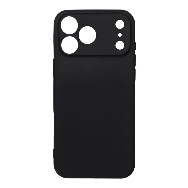 Silikónový kryt Soft case čierny – Apple iPhone 17 Pro Max | Lacné Kryty Lacné Kryty | Silikónový kryt Soft case čierny – Apple iPhone 17 Pro Max | Lacné Kryty
