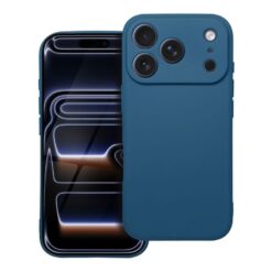Lacné Kryty | Silikónový kryt Soft Matt modrý – Apple iPhone 17 Pro | Lacné Kryty