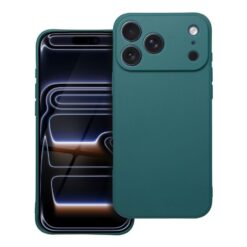 Lacné Kryty | Silikónový kryt Soft Matt zelený – Apple iPhone 17 Pro Max | Lacné Kryty