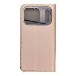 Lacné Kryty | Knižkové puzdro Smart Case Book zlaté – Apple iPhone 17 Pro Max | Lacné Kryty