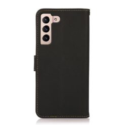 Lacné Kryty | Kožené puzdro Khazneh Business case čierne – Samsung Galaxy S25 FE | Lacné Kryty