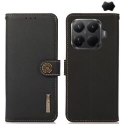 Lacné Kryty | Kožené puzdro Khazneh Business case čierne – Xiaomi 15T Pro | Lacné Kryty