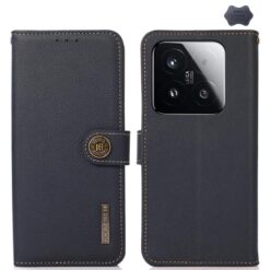 Lacné Kryty | Kožené puzdro Khazneh Business case modré – Xiaomi 15T | Lacné Kryty