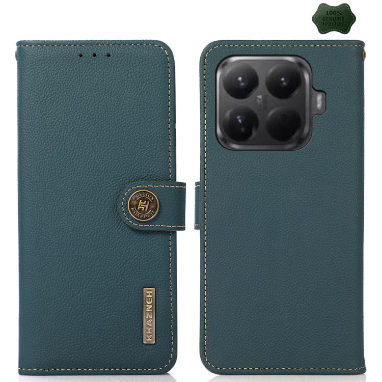 Kožené puzdro Khazneh Business case zelené – Xiaomi 15T Pro | Lacné Kryty Lacné Kryty | Kožené puzdro Khazneh Business case zelené – Xiaomi 15T Pro | Lacné Kryty