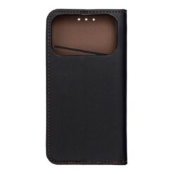 Lacné Kryty | Kožené puzdro Smart Pro čierne – Apple iPhone 17 Pro | Lacné Kryty