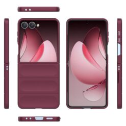 Odolný kryt Magic Shield bordový – Samsung Galaxy Z Flip 7 | Lacné Kryty Lacné Kryty | Odolný kryt Magic Shield bordový – Samsung Galaxy Z Flip 7 | Lacné Kryty