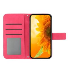 Peňaženkové puzdro Embossing Pattern Kvet tmavoružové – T Phone 3 | Lacné Kryty Lacné Kryty | Peňaženkové puzdro Embossing Pattern Kvet tmavoružové – T Phone 3 | Lacné Kryty