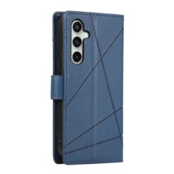 Peňaženkové puzdro Embossing Pattern Line modré – Samsung Galaxy S25 FE | Lacné Kryty Lacné Kryty | Peňaženkové puzdro Embossing Pattern Line modré – Samsung Galaxy S25 FE | Lacné Kryty