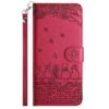 Lacné Kryty | Peňaženkové puzdro Embossing Pattern Šteniatko ružové – Samsung Galaxy S25 FE | Lacné Kryty