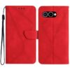 Lacné Kryty | Peňaženkové puzdro Embossing Pattern Stitchy case ružové – T Phone 3 | Lacné Kryty