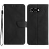 Lacné Kryty | Peňaženkové puzdro Embossing Pattern Stitchy case modré – T Phone 3 | Lacné Kryty