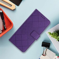 Peňaženkové puzdro Grid case fialové – T Phone 3 | Lacné Kryty Lacné Kryty | Peňaženkové puzdro Grid case fialové – T Phone 3 | Lacné Kryty