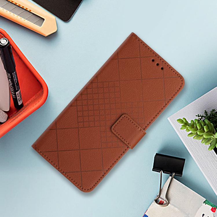 Peňaženkové puzdro Grid case hnedé – T Phone 3 | Lacné Kryty Lacné Kryty | Peňaženkové puzdro Grid case hnedé – T Phone 3 | Lacné Kryty