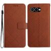 Lacné Kryty | Peňaženkové puzdro Grid case zelené – T Phone 3 | Lacné Kryty