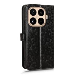 Peňaženkové puzdro Honeycomb Dot Texture Case čierne – Xiaomi 15T Pro | Lacné Kryty Lacné Kryty | Peňaženkové puzdro Honeycomb Dot Texture Case čierne – Xiaomi 15T Pro | Lacné Kryty