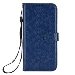Lacné Kryty | Peňaženkové puzdro Honeycomb Dot Texture Case modré – Samsung Galaxy S25 FE | Lacné Kryty