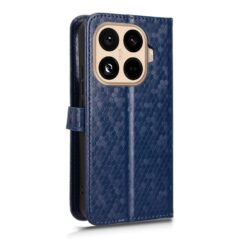 Lacné Kryty | Peňaženkové puzdro Honeycomb Dot Texture Case modré – Xiaomi 15T Pro | Lacné Kryty