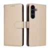 Lacné Kryty | Kožené puzdro Khazneh Business case zelené – Samsung Galaxy S25 FE | Lacné Kryty