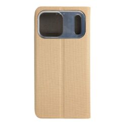 Lacné Kryty | Peňaženkové puzdro Smart Senso zlaté – Apple iPhone 17 Pro Max | Lacné Kryty